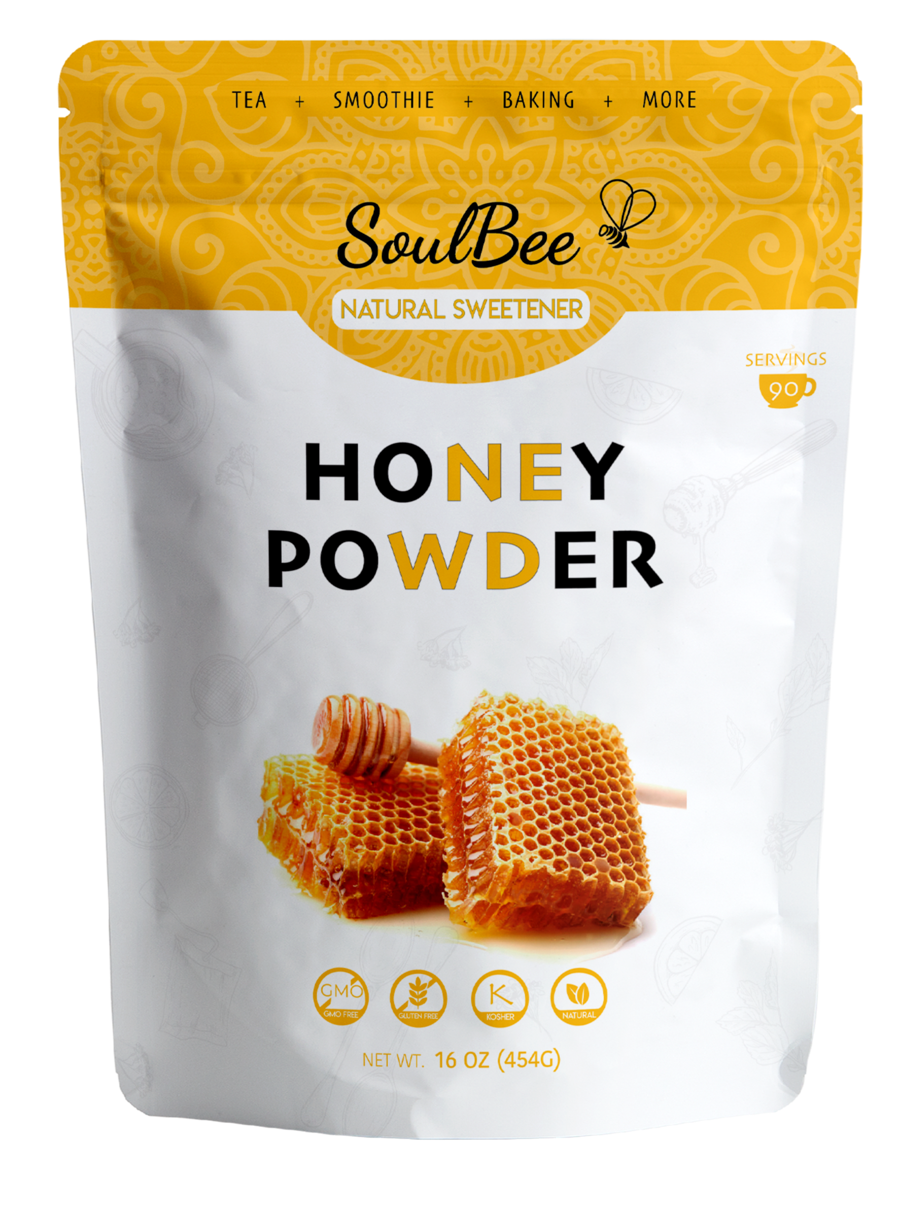 ORGANIC HONEY POWDER 1 lb - SoulBee Honey